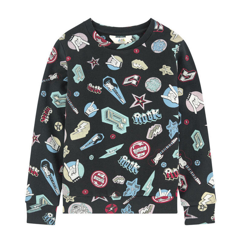 Little Eleven Paris Sweatshirt mit Print