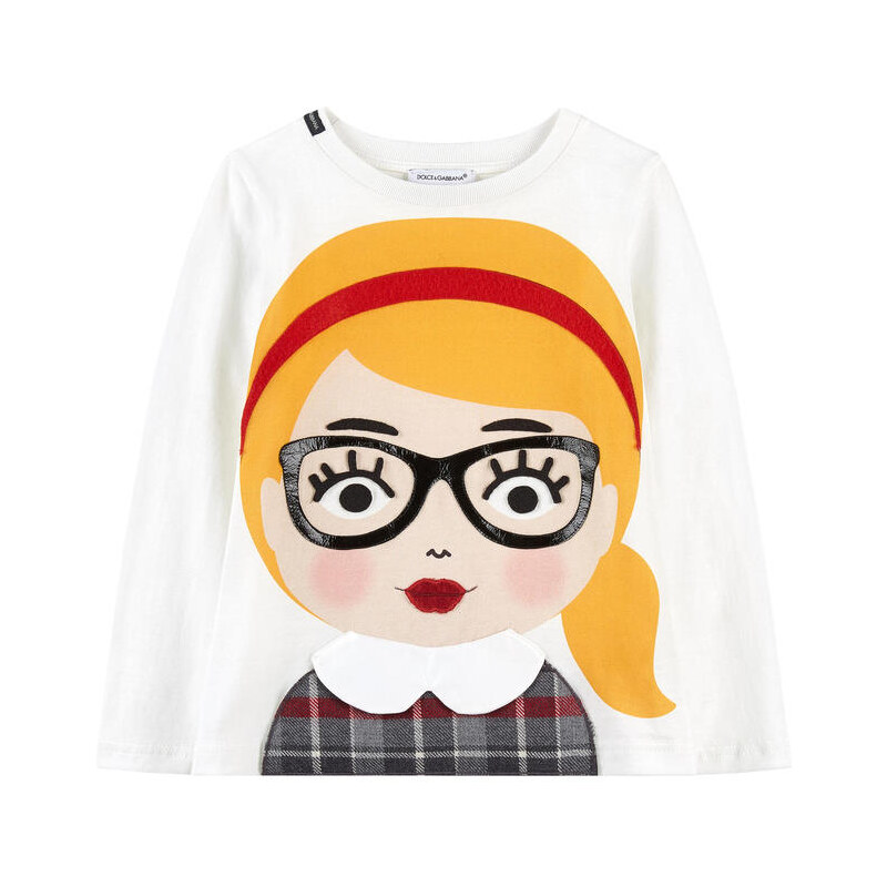 Dolce & Gabbana T-Shirt mit Motiv Back to school