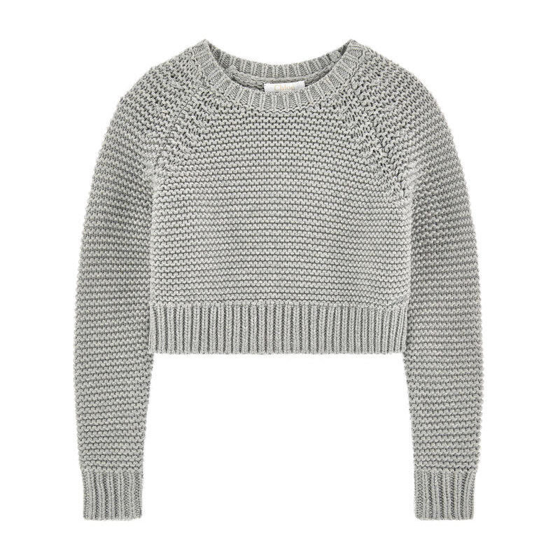 Chloé Mini Me Kurzer Pullover aus Wollmischung