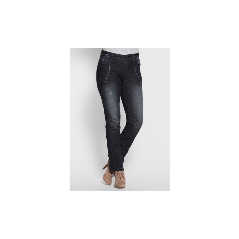 Joe Browns Damen Gerade Stretch-Jeans mit Destroyed-Effekten blau 40,42,44,46,48,50,52,54,56,58