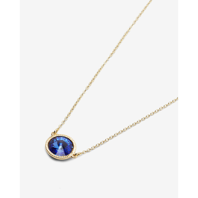 Ted Baker Halskette mit Rivoli-Kristall Blau