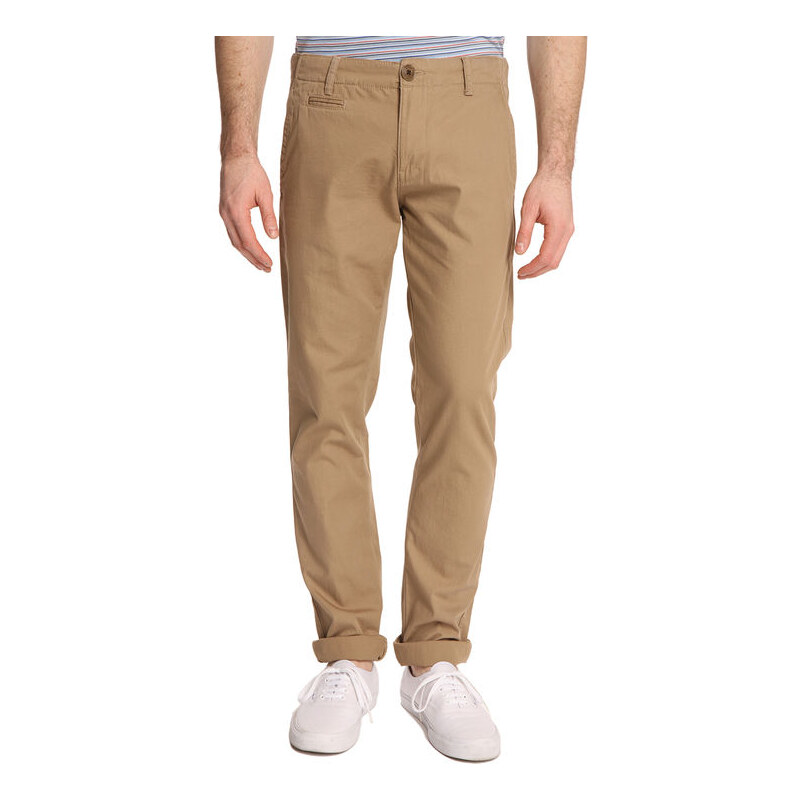 KNOWLEDGE COTTON APPAREL Hose Chino Beige Twisted