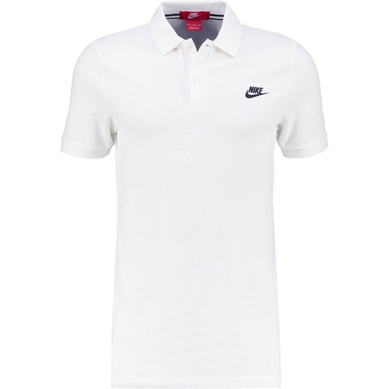 Nike Sportswear SLIM FIT Poloshirt white/black