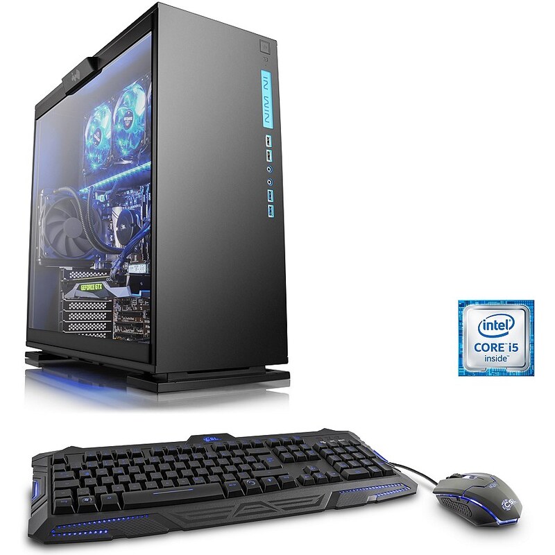 CSL Gaming PC Core i5-6600K GeForce GTX 1070 16 GB DDR4 SSD »HydroX T5860 Wasserkühlung«