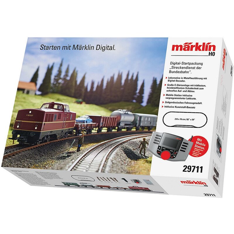 Märklin Digital-Startpackung, »Streckendienst der Bundesbahn - 29711«