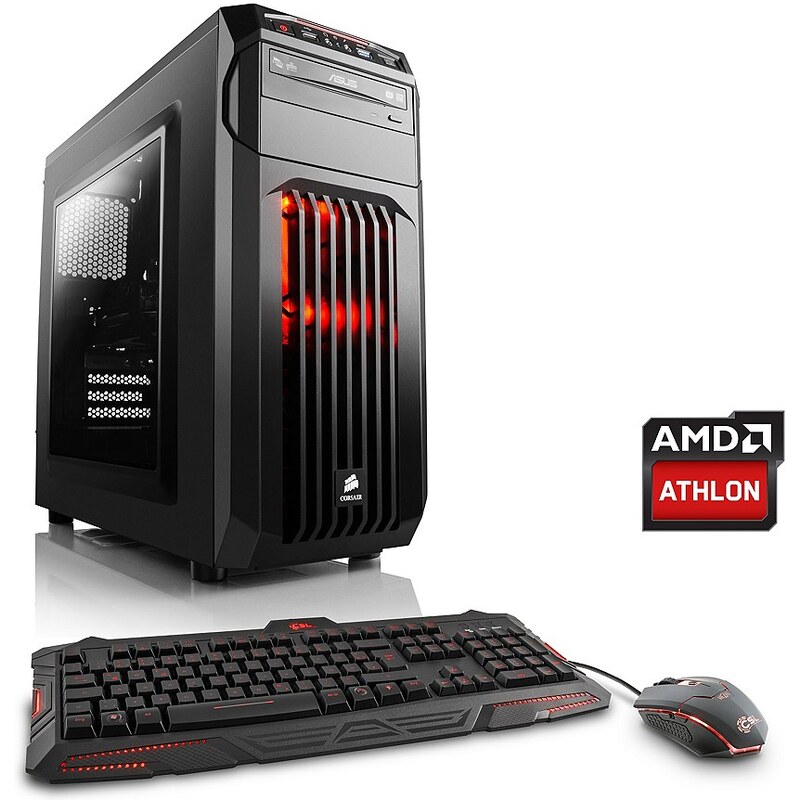 CSL Gaming PC Athlon X4 880K AMD Radeon RX 480 8 GB RAM »Levitas T4160 Windows 10«
