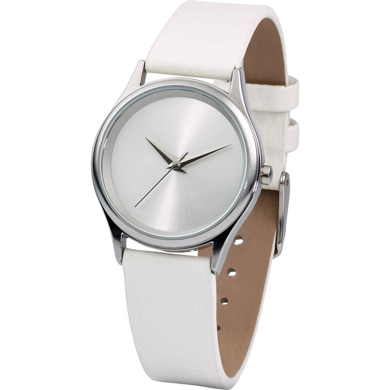 bpc bonprix collection schlichte Armbanduhr in weiß für Damen von bonprix