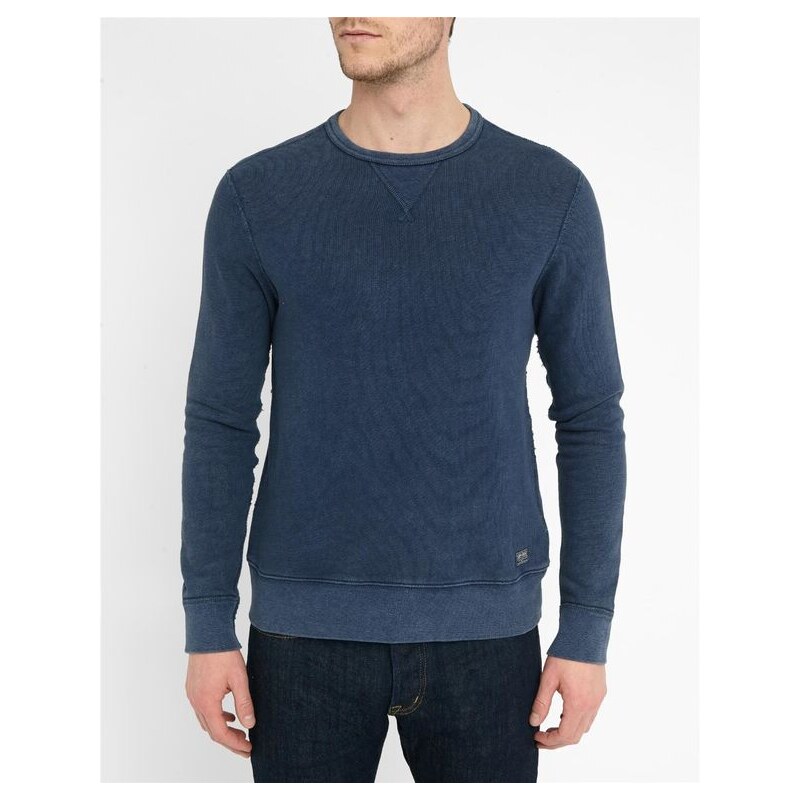 DENIM & SUPPLY RALPH LAUREN Grau-blaues Sweatshirt InsideOut