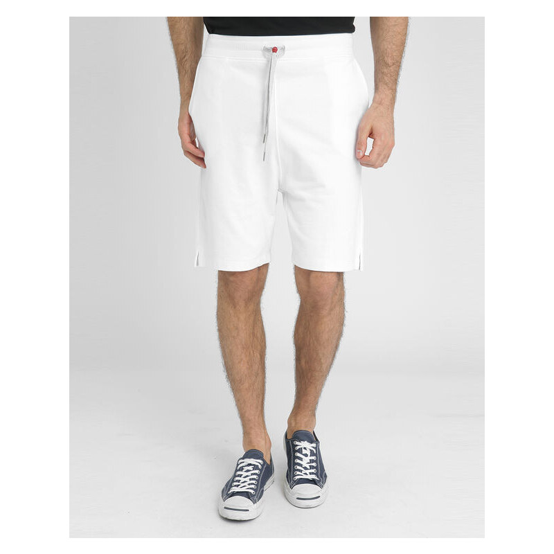 SWEET PANTS Weiße Molton-Shorts Loose