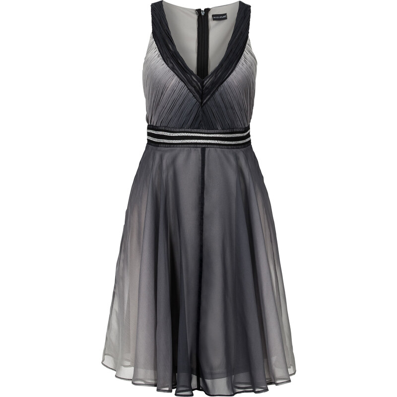 BODYFLIRT Kleid mit Farbverlauf in schwarz von bonprix