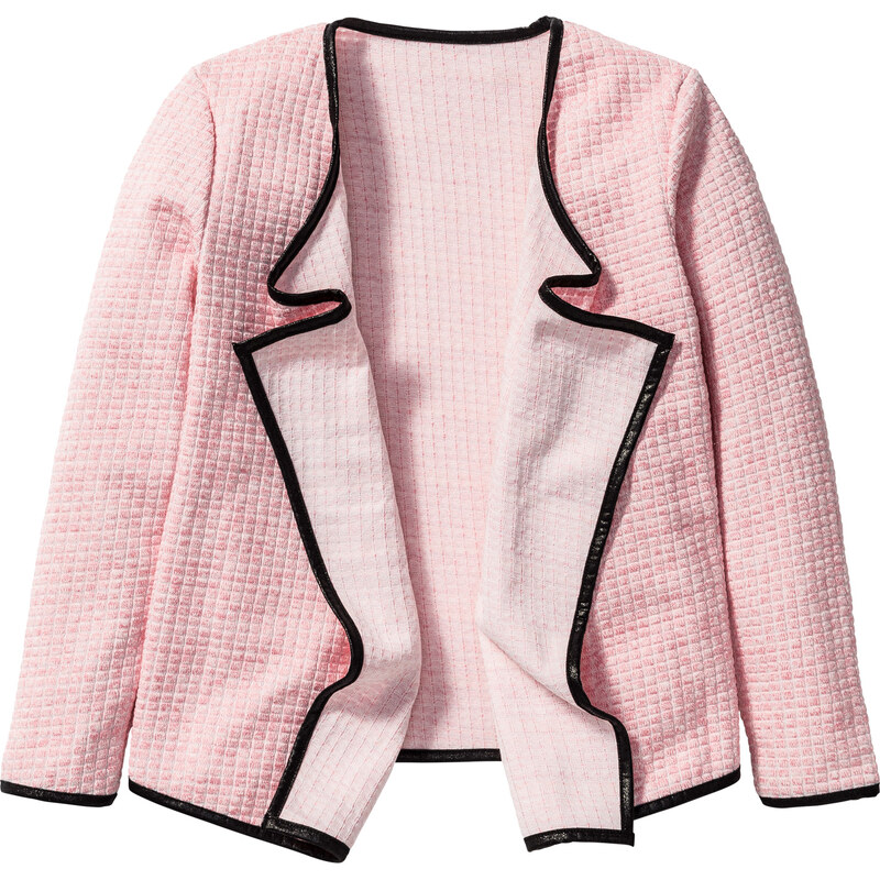 bpc bonprix collection Drapierter Cardigan langarm in rosa für Mädchen von bonprix