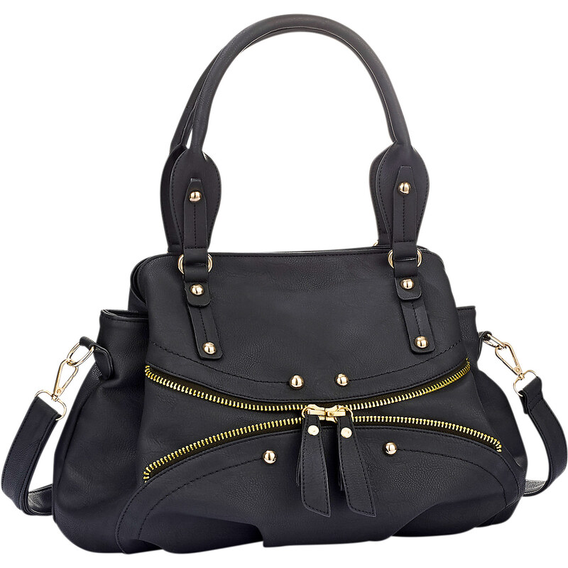 bpc bonprix collection Handtasche mit Reißverschluss in schwarz für Damen von bonprix