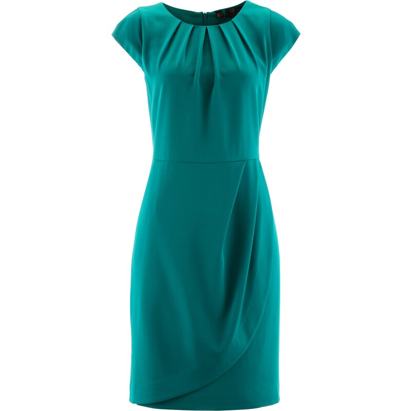 bpc selection premium Premium Etuikleid/Sommerkleid kurzer Arm in grün von bonprix