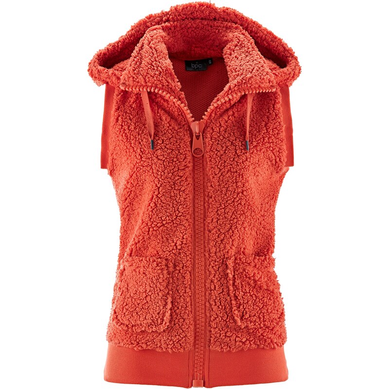 bpc bonprix collection Basic Fleece-Weste ohne Ärmel in rot für Damen von bonprix