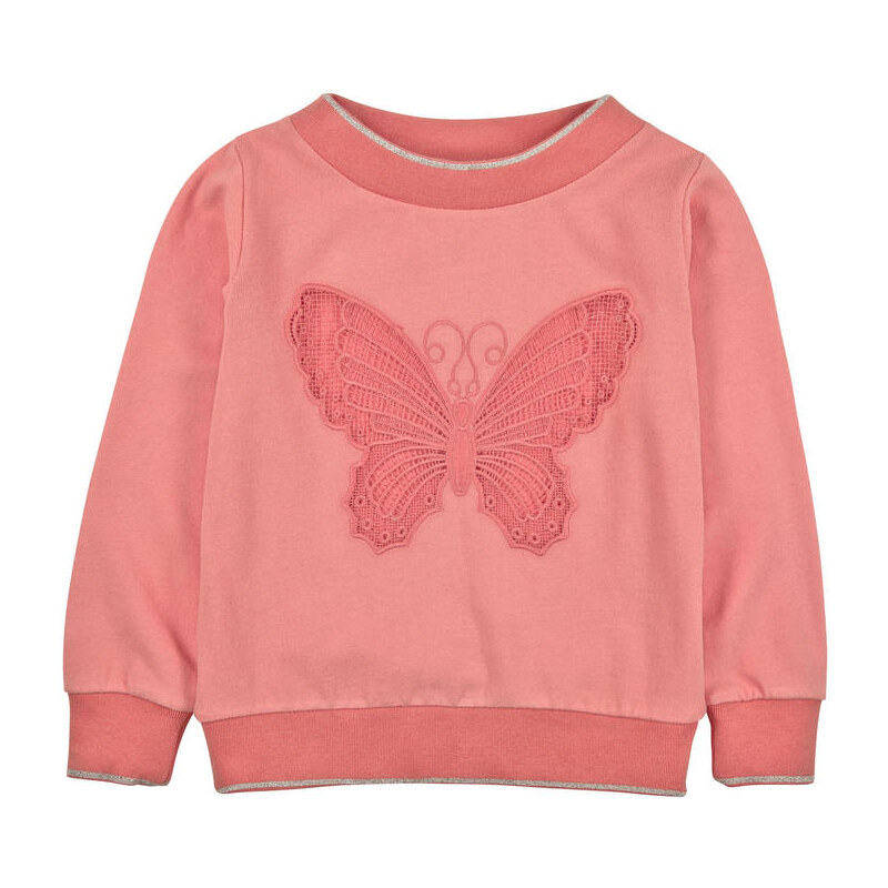 American Outfitters Light fleece sweatshirt - Coral