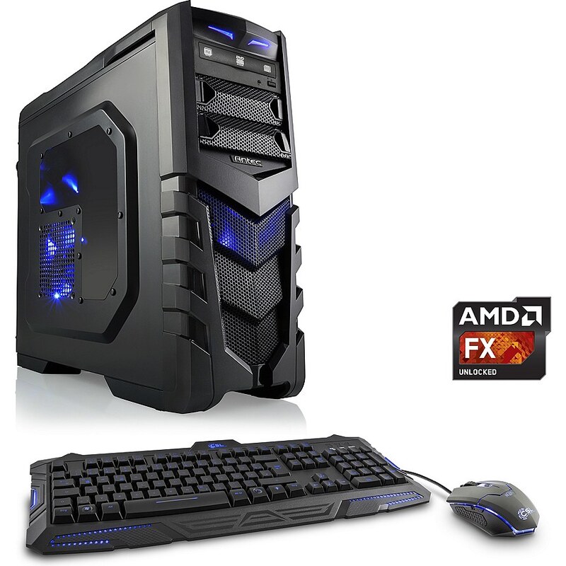 CSL Gaming PC AMD FX-8350 GeForce GTX 1060 16 GB RAM SSD »Sprint T6691 Windows 10 Home«