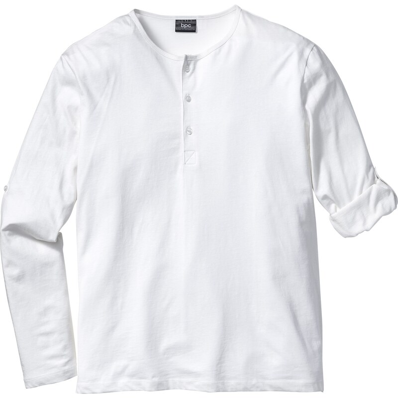 bpc bonprix collection Langarmshirt Regular Fit in weiß für Herren von bonprix