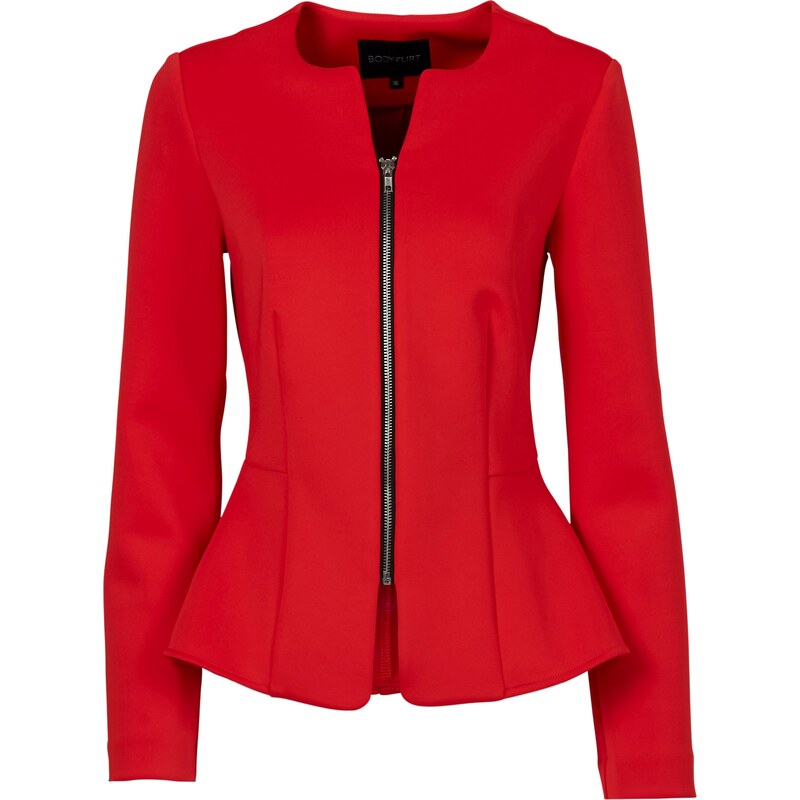 BODYFLIRT Scuba-Jacke in rot für Damen von bonprix