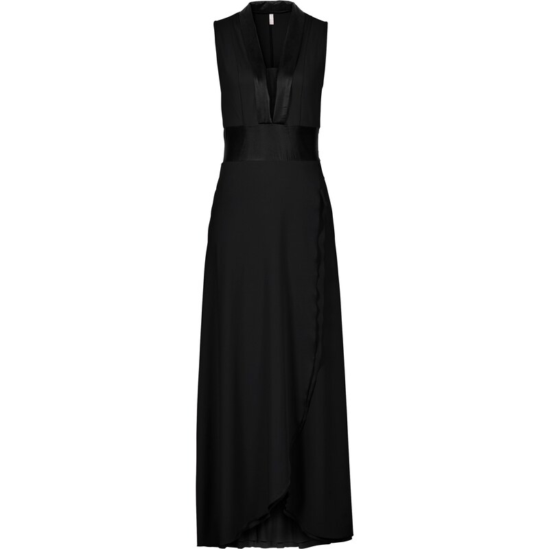 BODYFLIRT boutique Jersey-Kleid ohne Ärmel in schwarz von bonprix