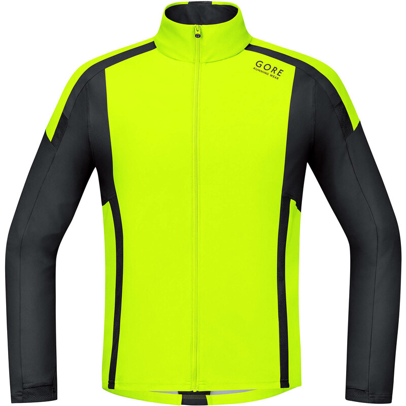 Gore Running Wear: Herren Laufshirt Langarm Air Shirt, neongelb, verfügbar in Größe S,M,L,XL