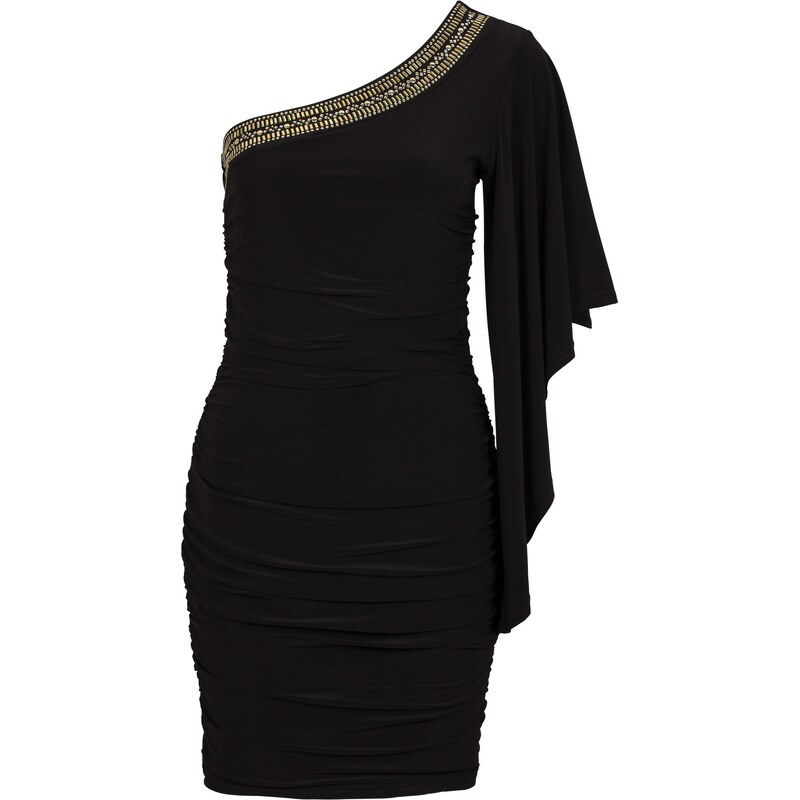 BODYFLIRT boutique Abendkleid Flügelärmel in schwarz von bonprix