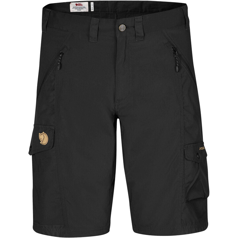 FJÄLL RÄVEN: Herren Wanderbermudas / Outdoor-Shorts Abisko Short, schwarz, verfügbar in Größe 56,58