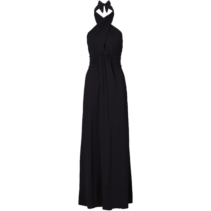 BODYFLIRT boutique Kleid mit Wickeloptik in schwarz von bonprix