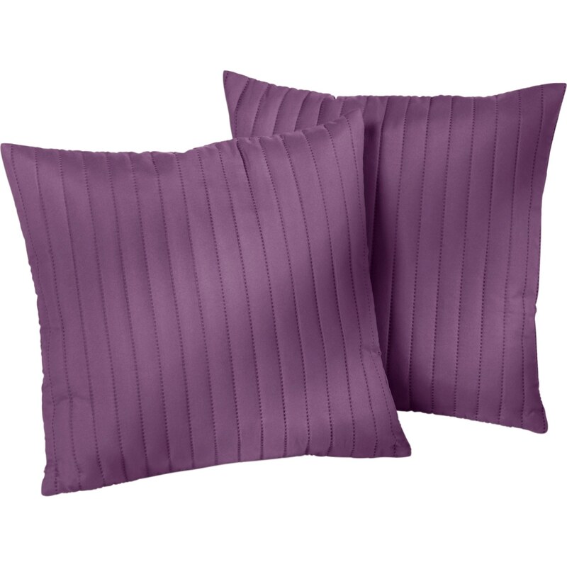 bpc living Sofaüberwurf Streifen in lila von bonprix