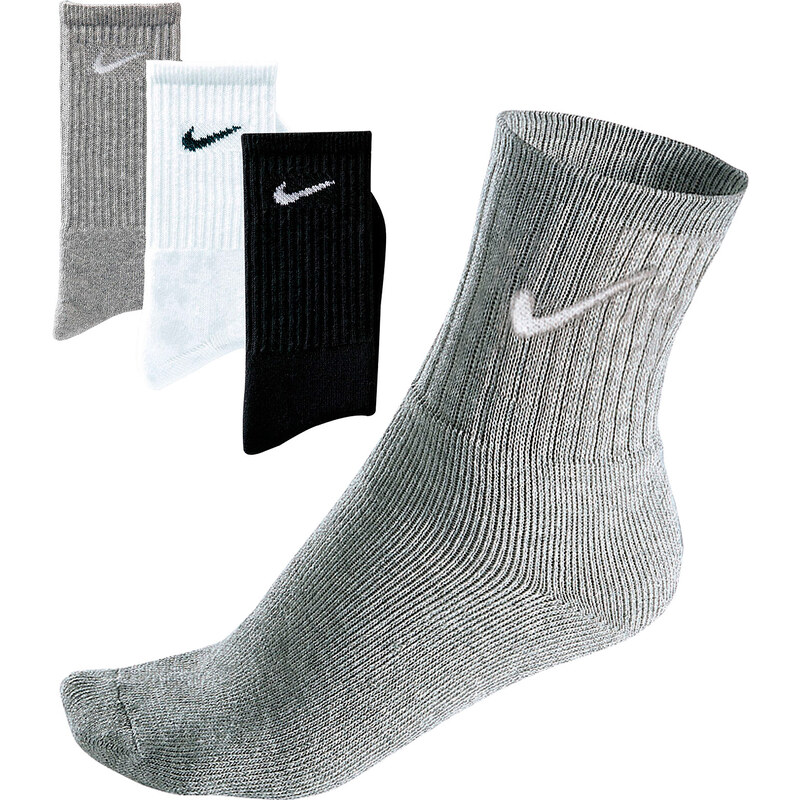 Nike Sportsocken (3er-Pack) in weiß von bonprix