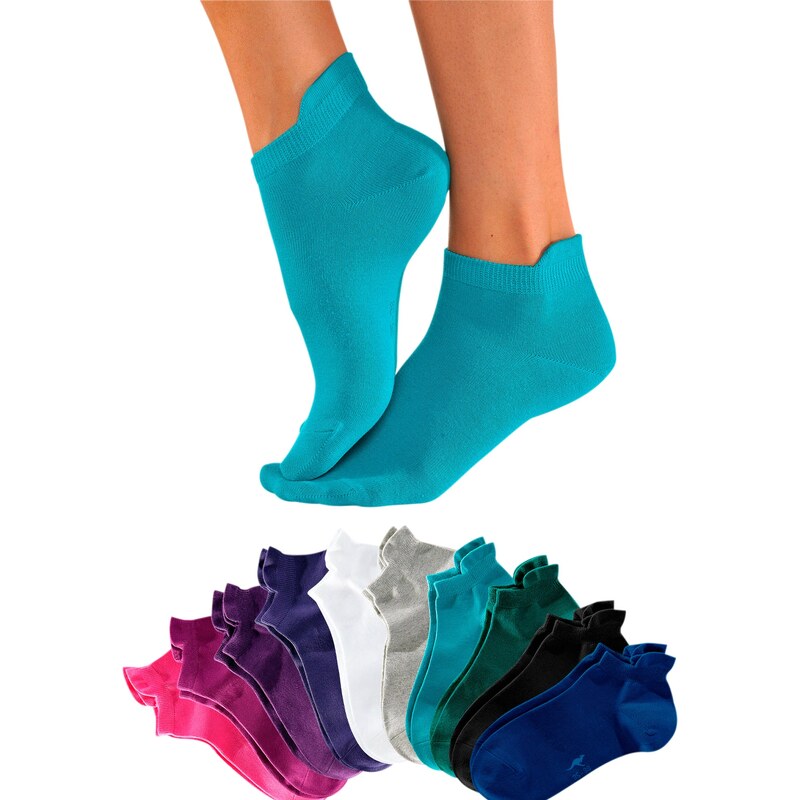 KangaROOS Sneakersocken (10er-Pack) in blau für Damen von bonprix