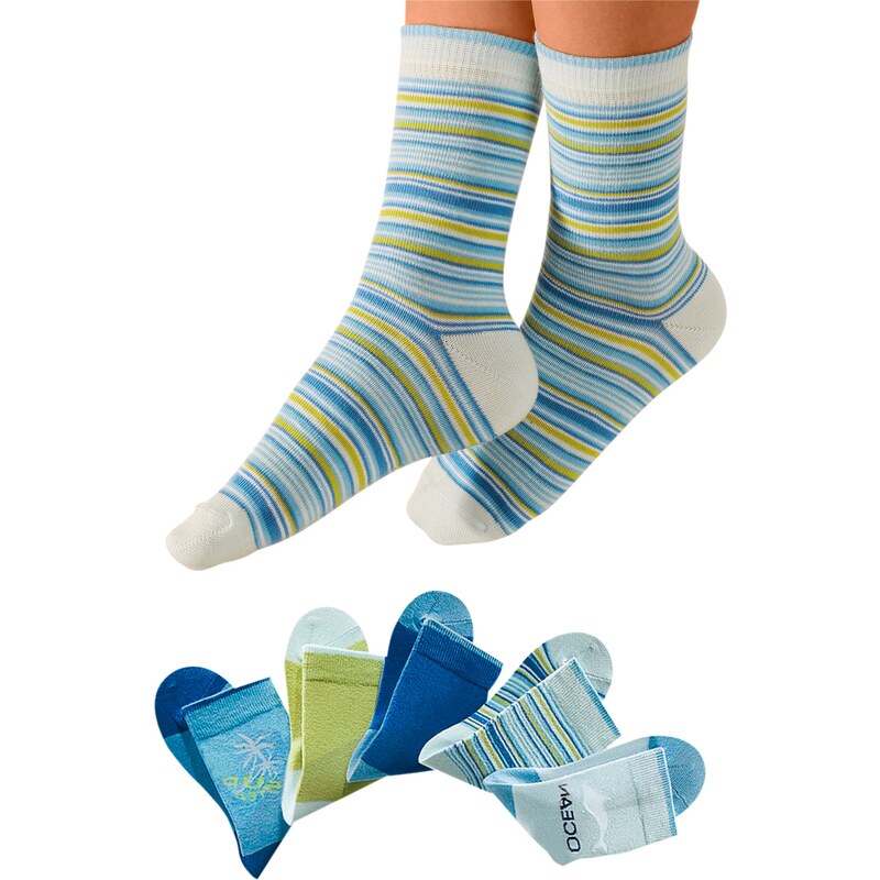 H.I.S. Socken (5er-Pack) in orange für Babys von bonprix