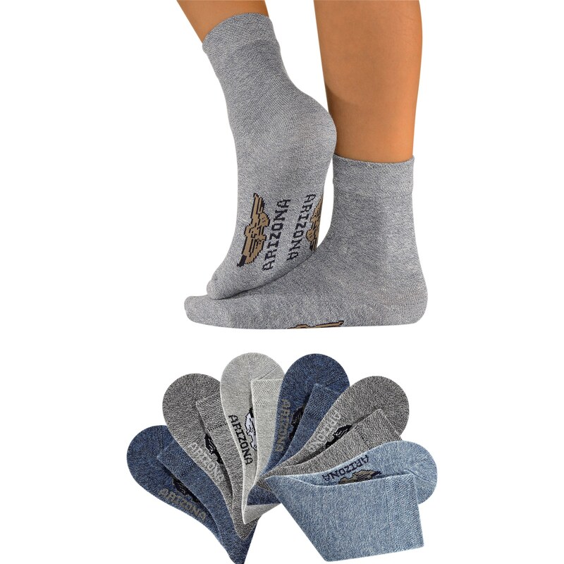 ARIZONA Socken (6er-Pack) in grau von bonprix