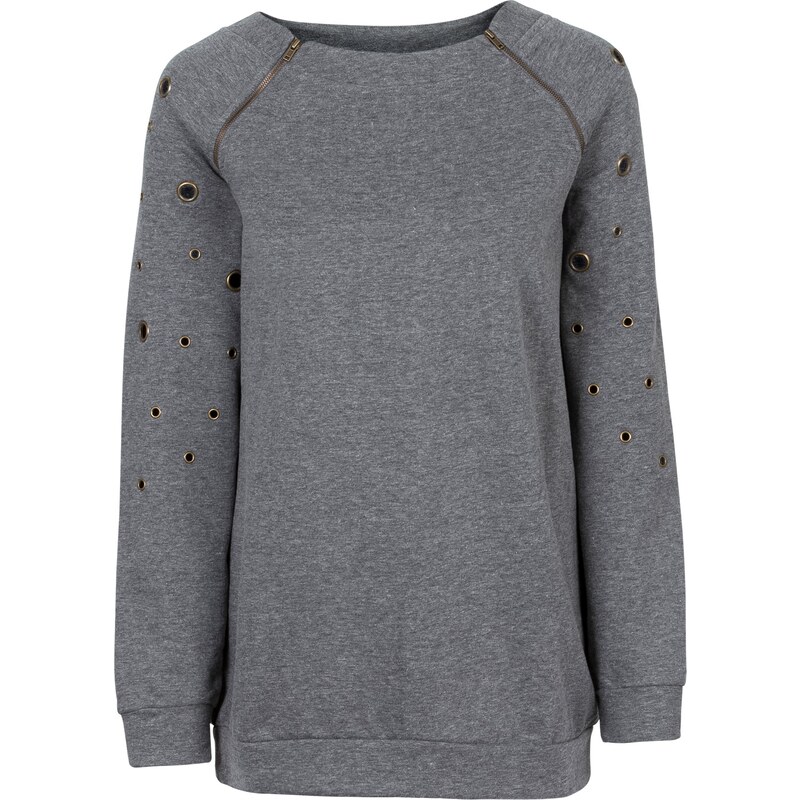 BODYFLIRT boutique Sweatshirt in lila für Damen von bonprix