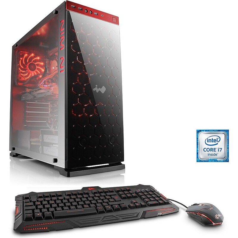 CSL Gaming PC Core i7-6700 GeForce GTX 1070 16 GB DDR4 SSD »HydroX T7890 Wasserkühlung«