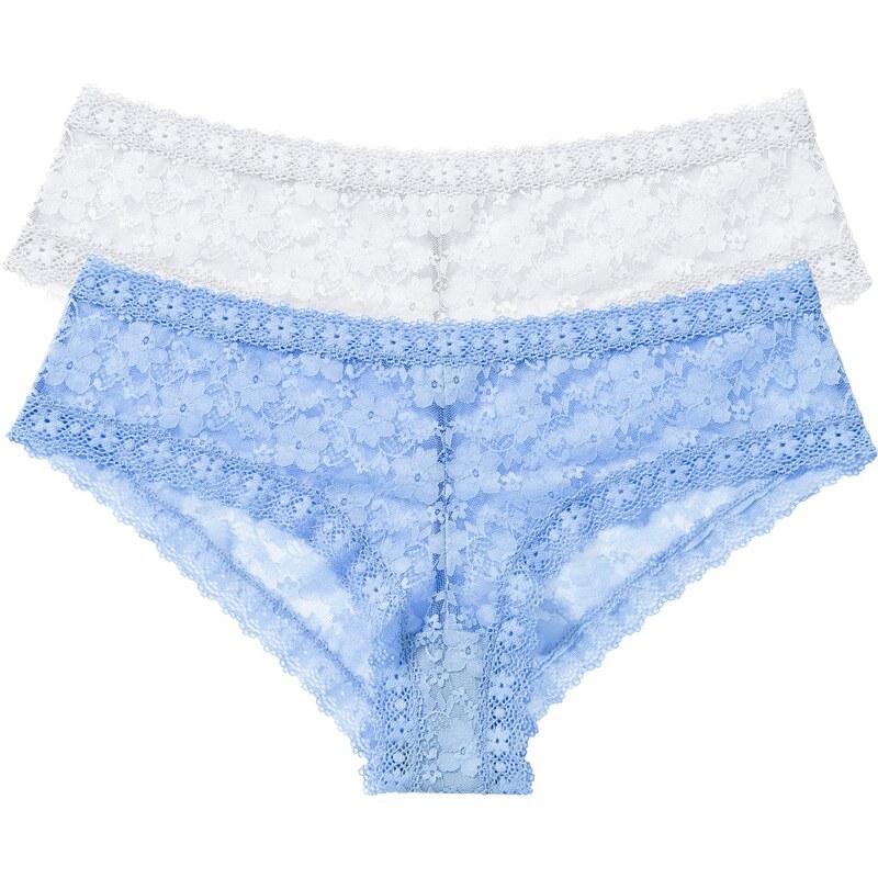 RAINBOW Panty (2er-Pack) in blau für Damen von bonprix