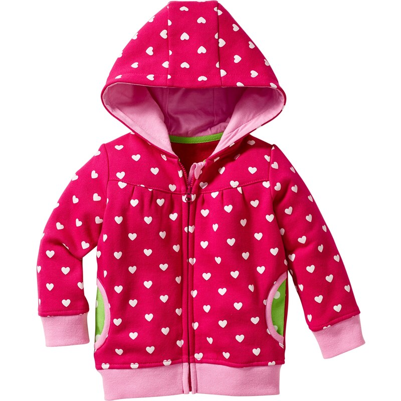 bpc bonprix collection Baby Hoodie Bio-Baumwolle langarm in pink für Damen von bonprix