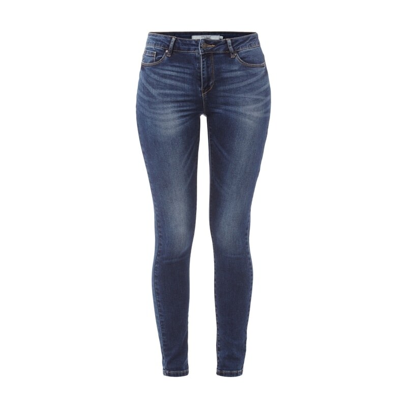 Vero Moda Skinny Fit 5-Pocket-Jeans im Stone Washed-Look
