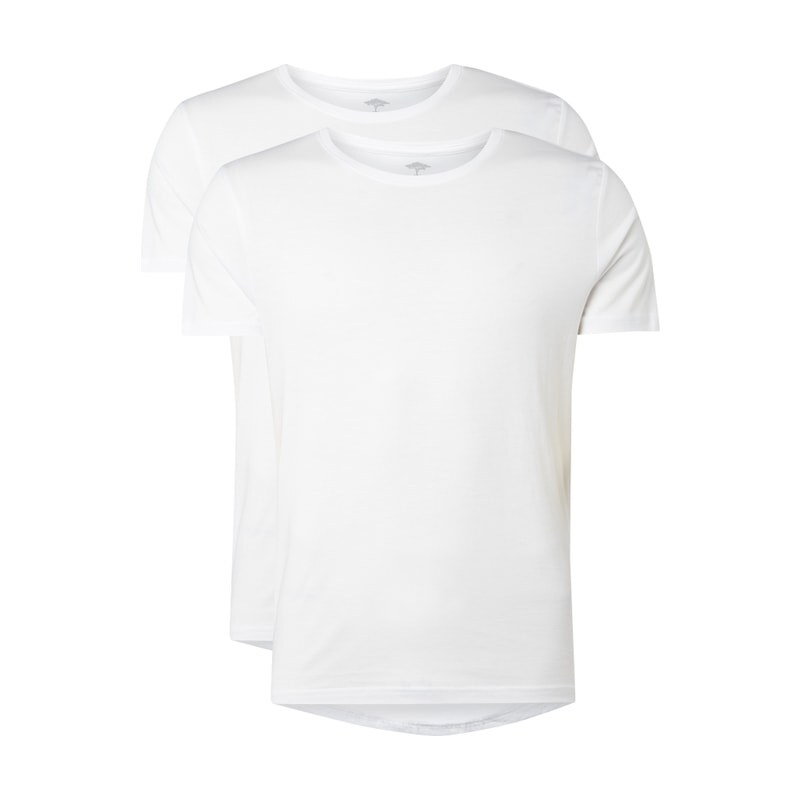 Fynch-Hatton Modern Fit T-Shirt aus Pima-Baumwolle - 2er-Pack
