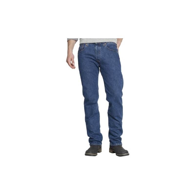 Levi's Herren Jeans 501 Original Straight Fit, W34/L30, Blau (Stonewash)