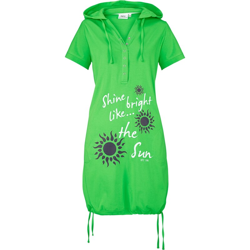 bpc bonprix collection Shirt-Kleid/Sommerkleid halber Arm in grün von bonprix