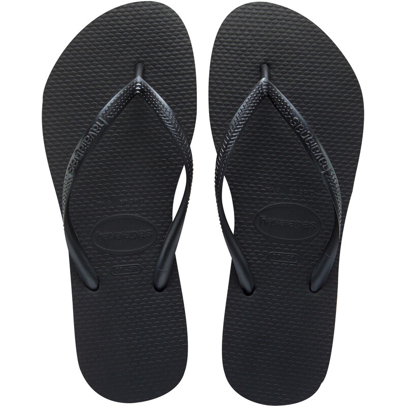 Havaianas: Damen Sandalen / Zehensandalen Slim, schwarz, verfügbar in Größe 35/36,41/42