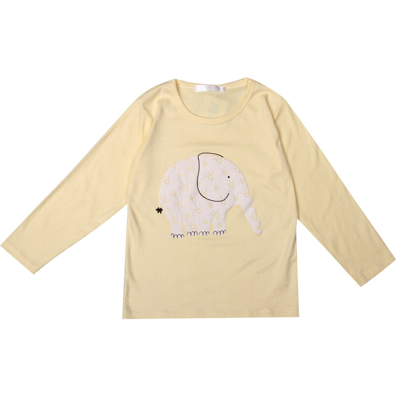 Lesara Kinder-Langarmshirt mit Elefantenprint - 110
