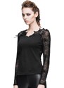 Gothik T-Shirt Frauen - Gothic Dusk - DEVIL FASHION - TT013
