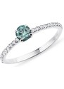 Blauer Diamant Verlobungsring in Gold KLENOTA K0285062