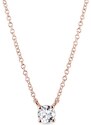 Diamant Halskette in Roségold KLENOTA K0719014
