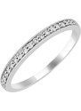 Eppi Goldener Eternity-Ring mit Diamanten halbbesetzt Minke