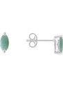 Eppi Minimalistische Ohrringe mit Smaragden Andine