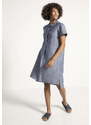 hessnatur & Co. KG Kleid aus Bio-Baumwolle mit Leinen