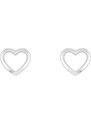 Eppi Goldene Ohrringe in Herzform mit Diamanten Stella