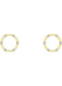 Eppi Goldene Karma Ohrringe mit Diamanten Hart